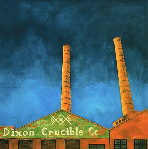 Dixon Crucible, Jersey City Oil pastel on paper | 40
